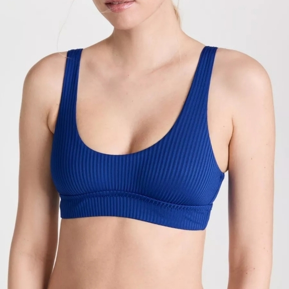 Neq!Vitamin A by Amahlia Steven's Eco-Ribbed Sienna Banded Bralette Bikini Top - Picture 6 of 10